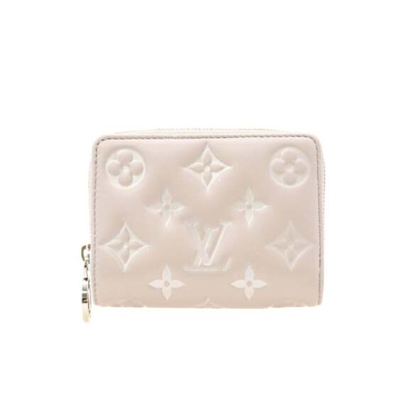 LOUIS VUITTON Louis Vuitton Lamb Leather Portefeuille Lou Bloom M14154 Bifold...